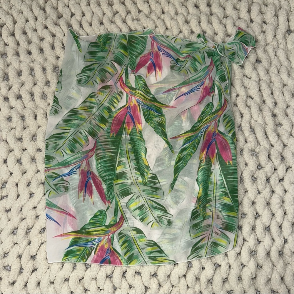 Fashion Nova Tropical Swimsuit Coverup Bottom